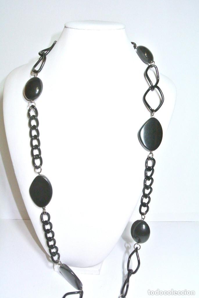 Joyeria: Collar largo color negro, A&ntilde;o 2000, Nuevo - Foto 2