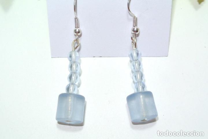 Joyeria: Pendientes color azul, A&ntilde;o 2000, Nuevos - Foto 1