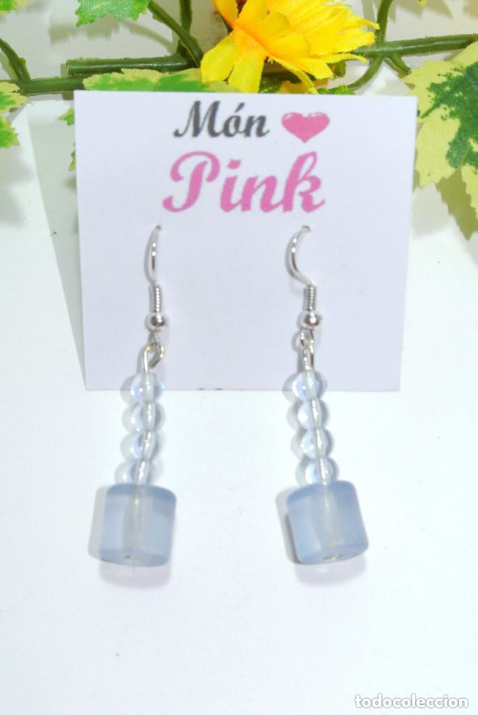 Joyeria: Pendientes color azul, A&ntilde;o 2000, Nuevos - Foto 2