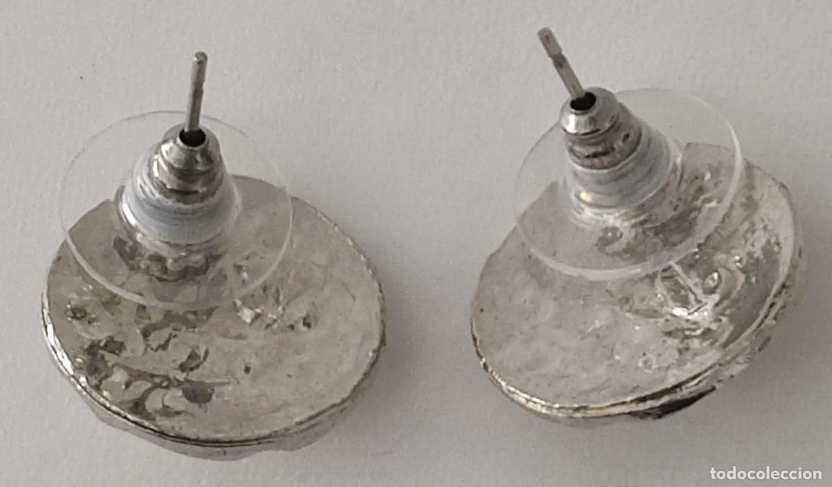 Joyeria: Pendientes. Vintage. Perla y acero. - Foto 4