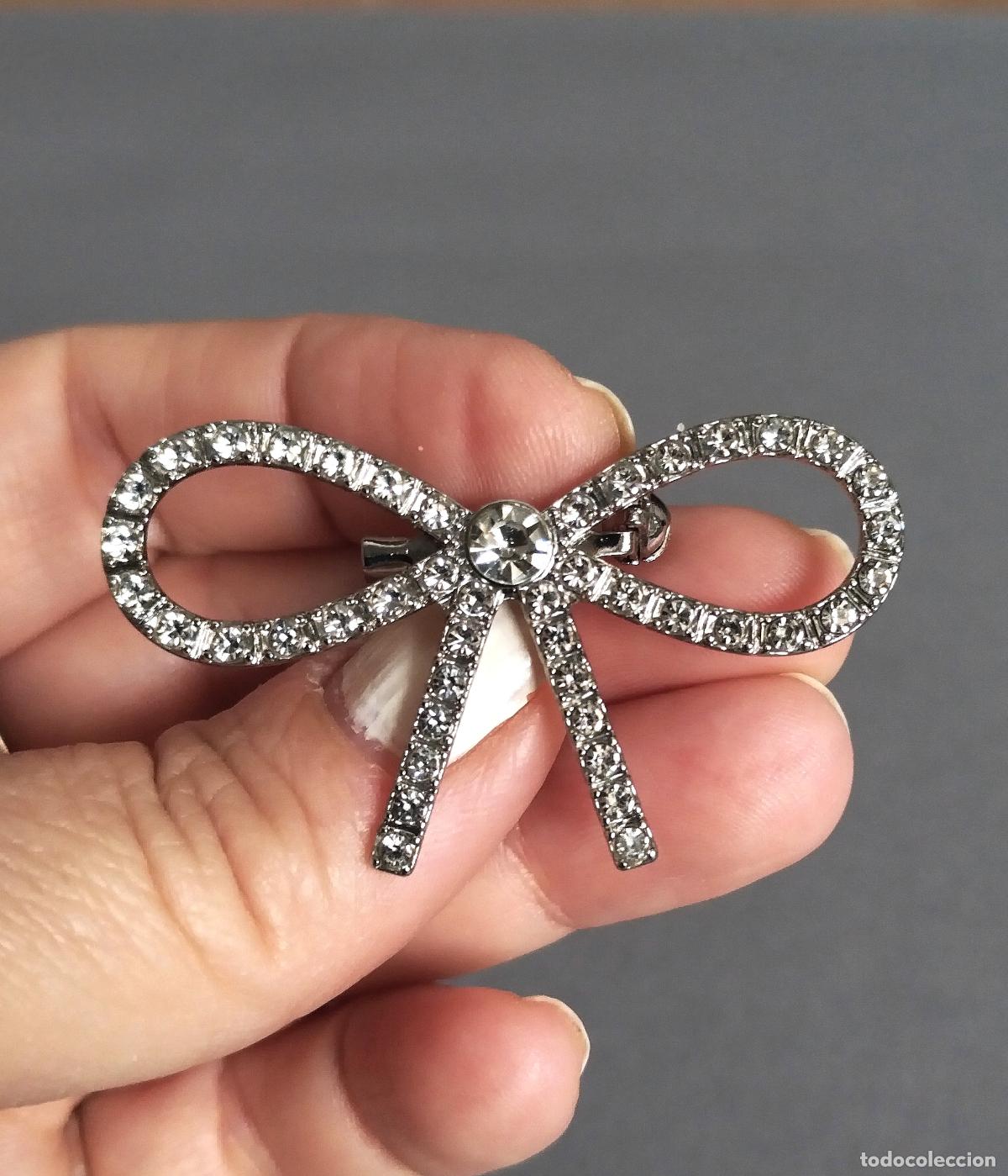Joyeria: Broche de bisuter&iacute;a, forma de lazo. - Foto 1