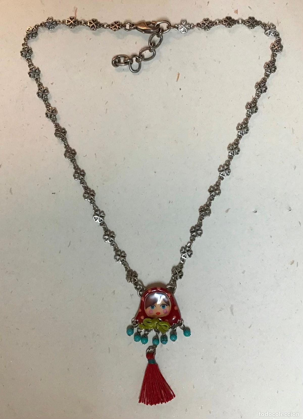 Joyeria: COLLAR DE ESMALTE Y TURQUESAS - Foto 2