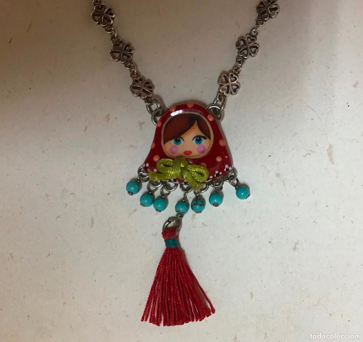 Joyeria: COLLAR DE ESMALTE Y TURQUESAS - Foto 1