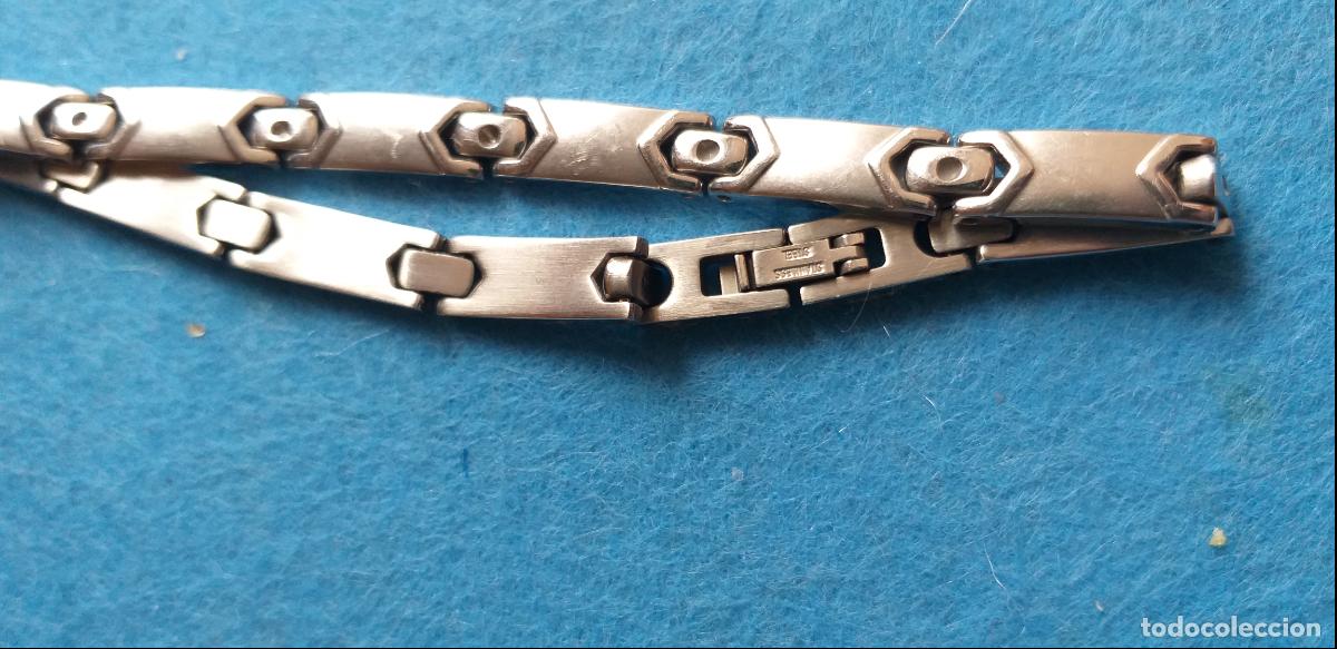 Joyeria: Pulsera plateada. Eslabones. - Foto 4