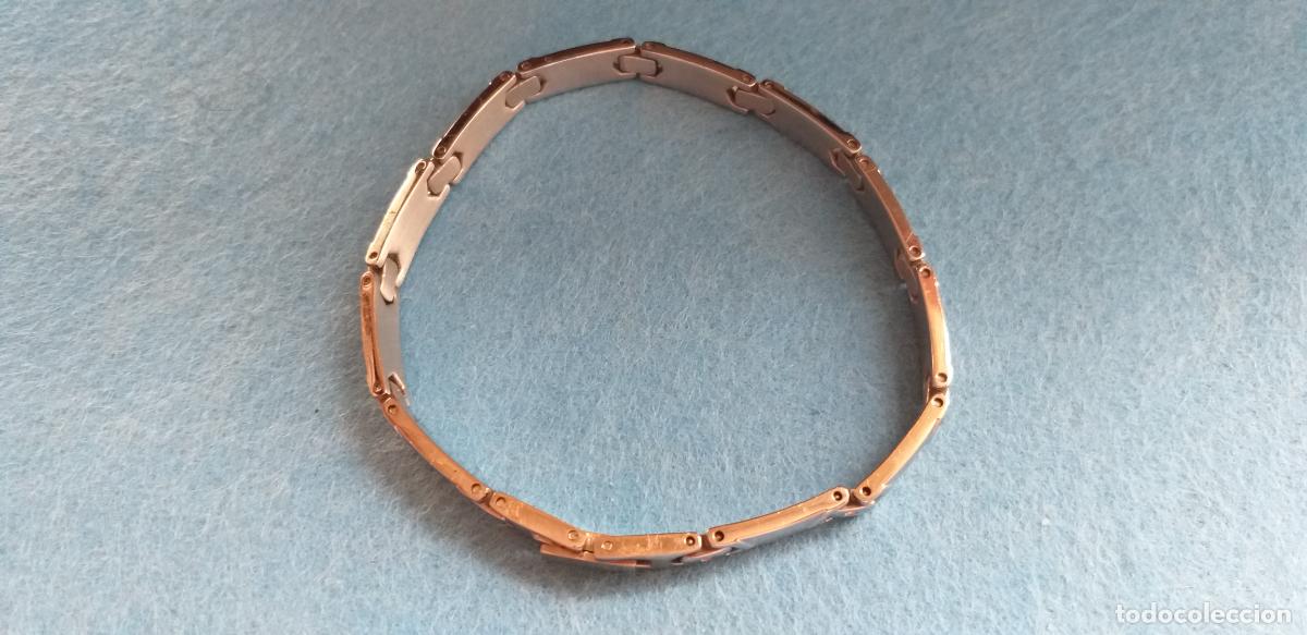Joyeria: Pulsera plateada. Eslabones. - Foto 5