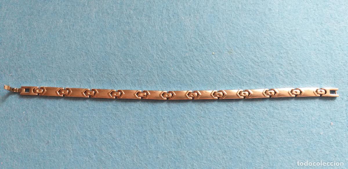 Joyeria: Pulsera plateada. Eslabones. - Foto 6