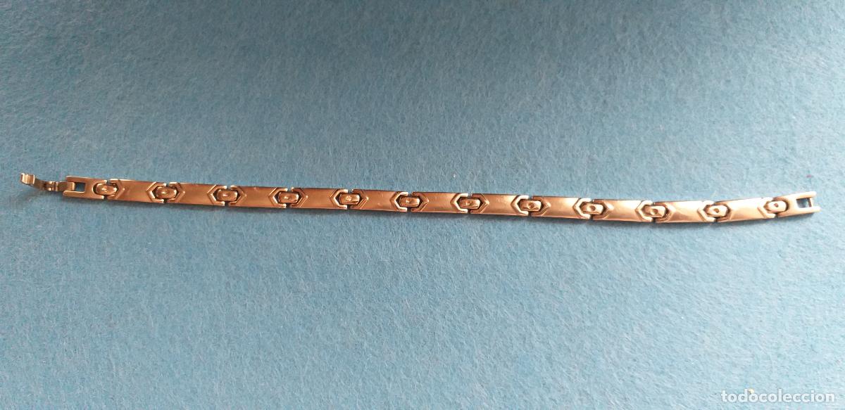 Joyeria: Pulsera plateada. Eslabones. - Foto 7