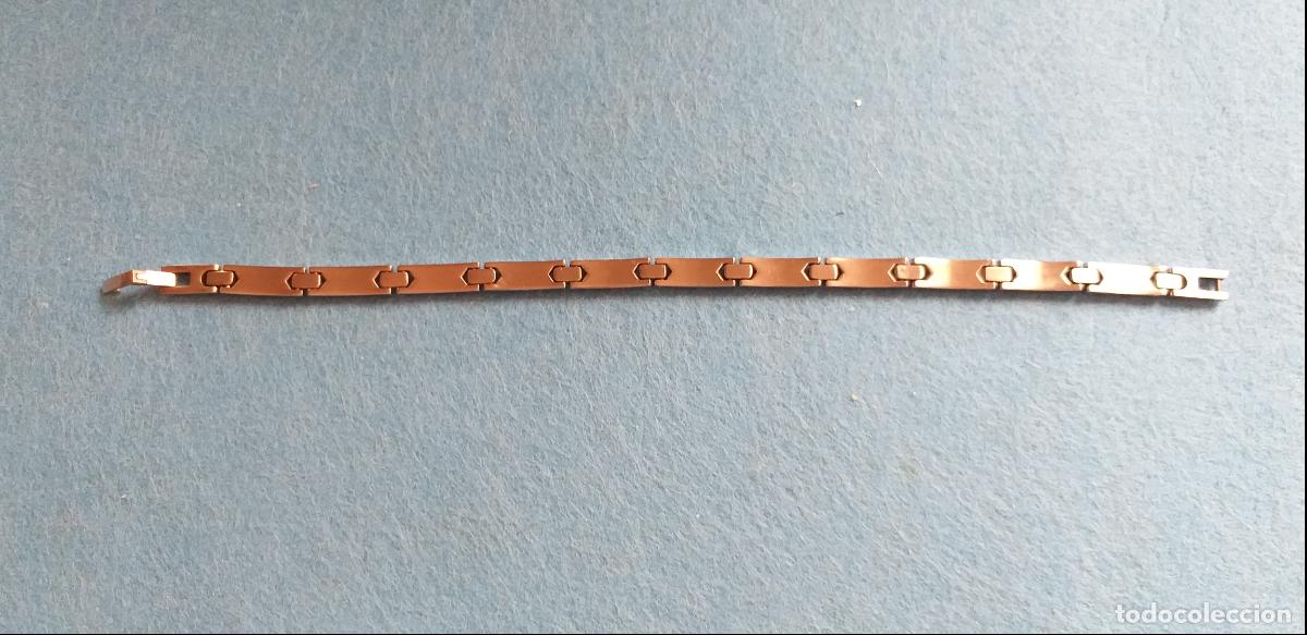 Joyeria: Pulsera plateada. Eslabones. - Foto 8