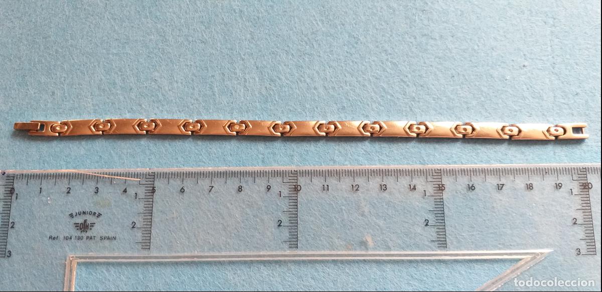 Joyeria: Pulsera plateada. Eslabones. - Foto 9