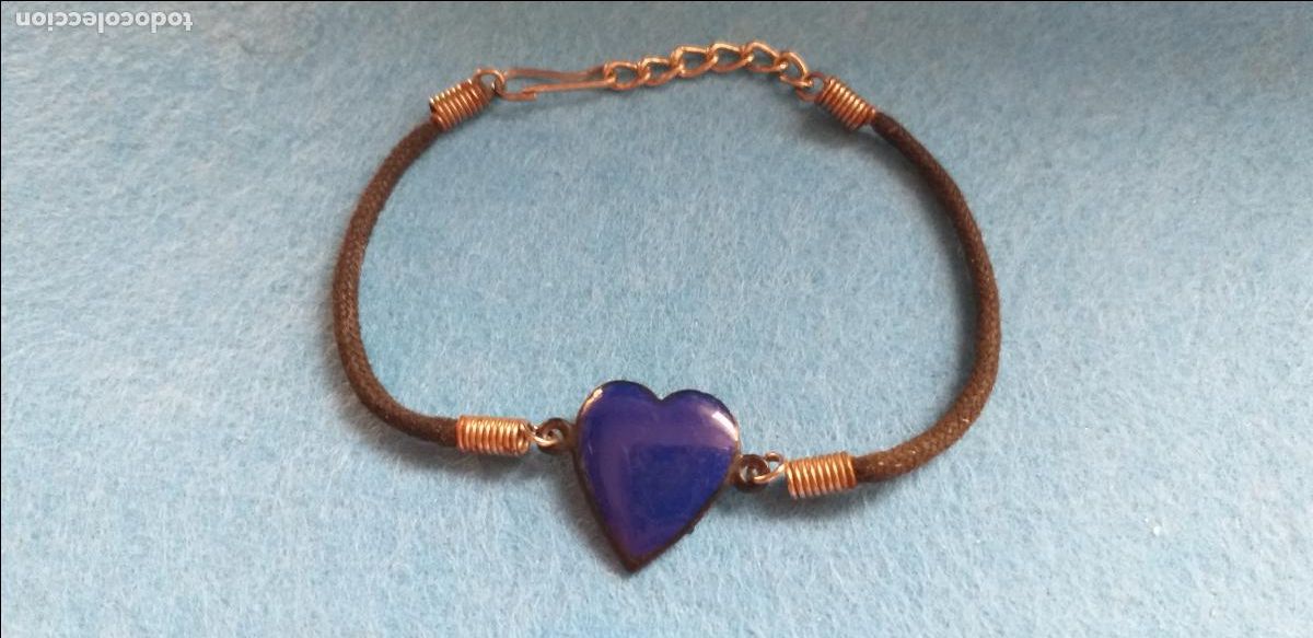 Joyeria: Pulsera coraz&oacute;n azul. - Foto 1