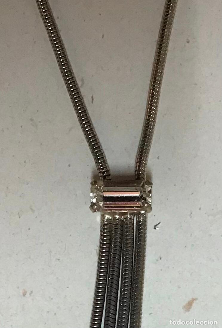 Joyeria: COLLAR PLATEADO Y CRISTAL - Foto 3