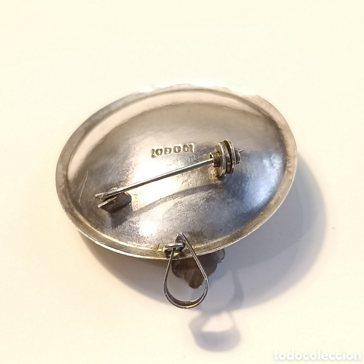 Joyeria: Broche, colgante de plata con una flor en el centro. - Foto 5