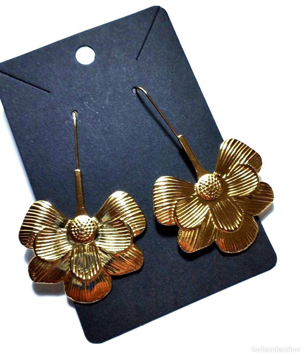 Joyeria: Pendientes largos color oro, Nuevos - Foto 2