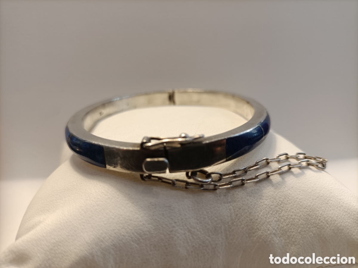 Joyeria: Pulsera de plata y lapisl&aacute;zuli. - Foto 8