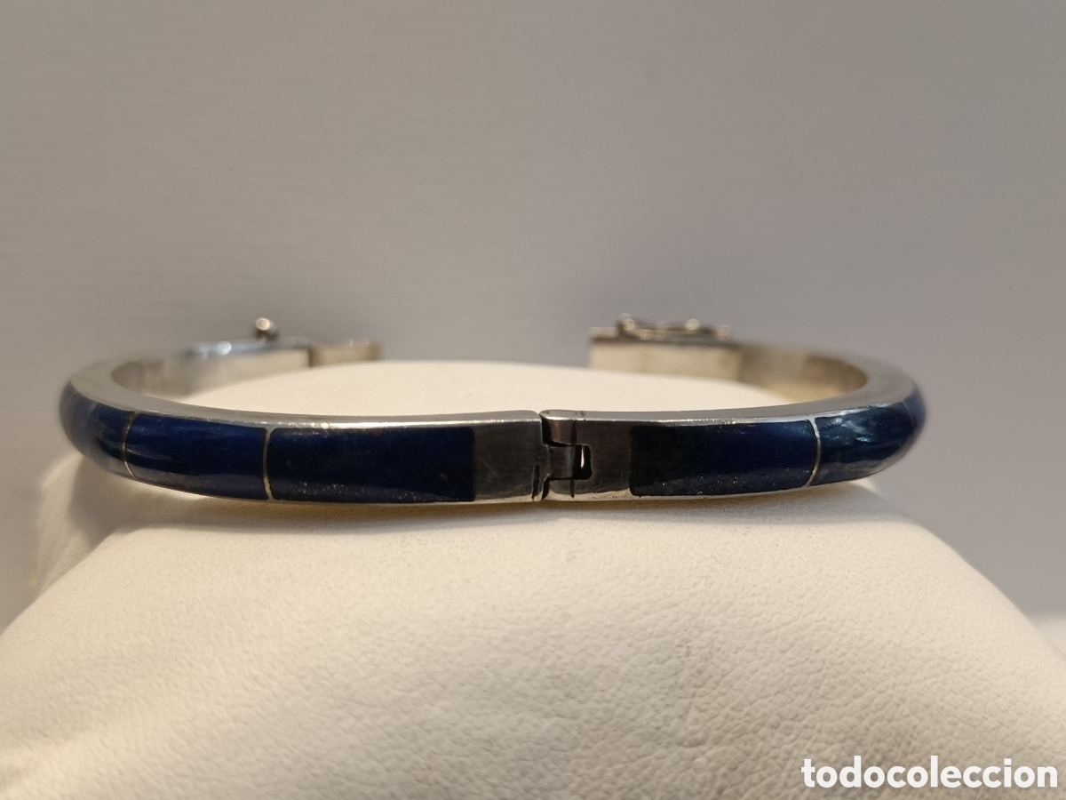 Joyeria: Pulsera de plata y lapisl&aacute;zuli. - Foto 4