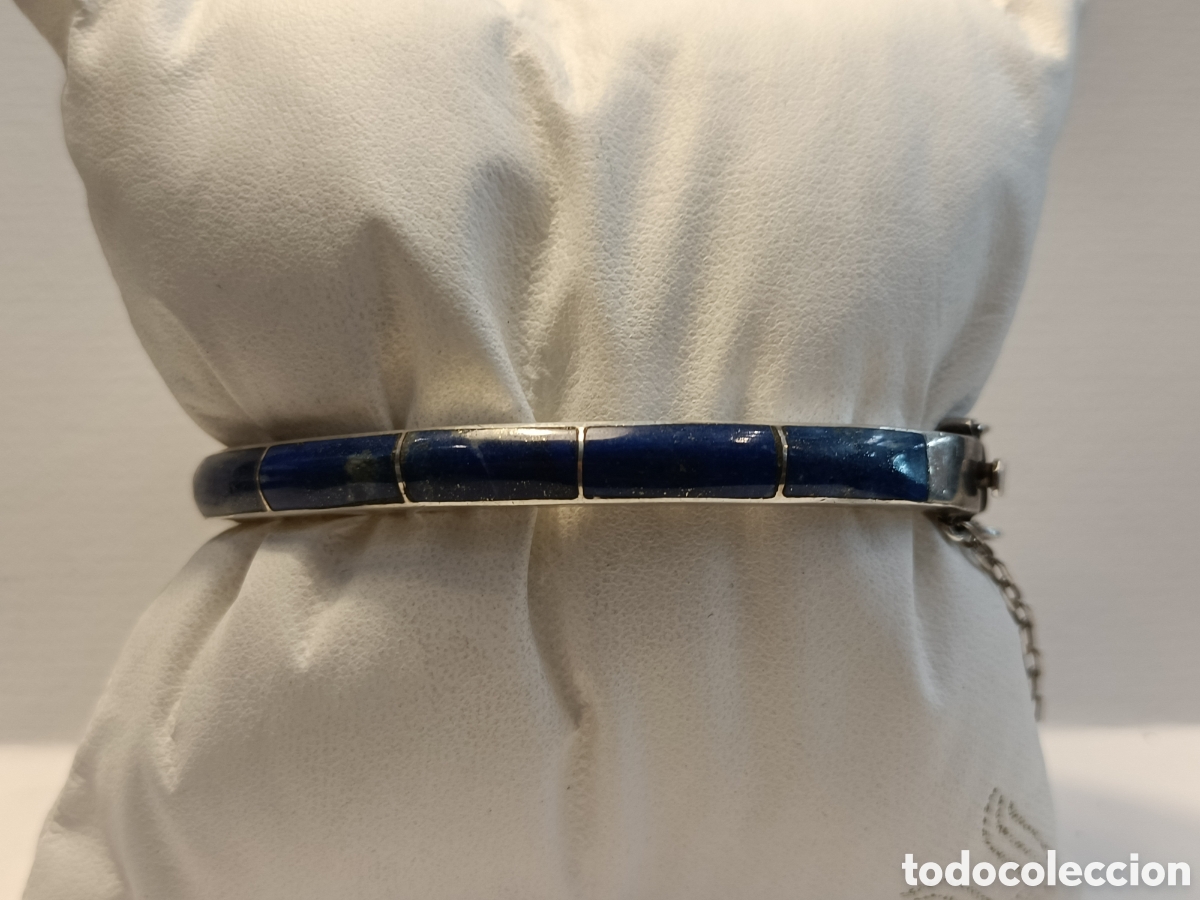 Joyeria: Pulsera de plata y lapisl&aacute;zuli. - Foto 5