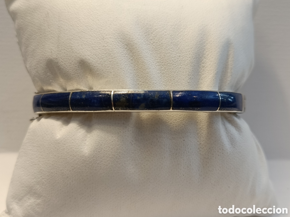 Joyeria: Pulsera de plata y lapisl&aacute;zuli. - Foto 6