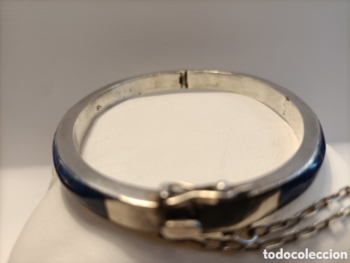 Joyeria: Pulsera de plata y lapisl&aacute;zuli. - Foto 10