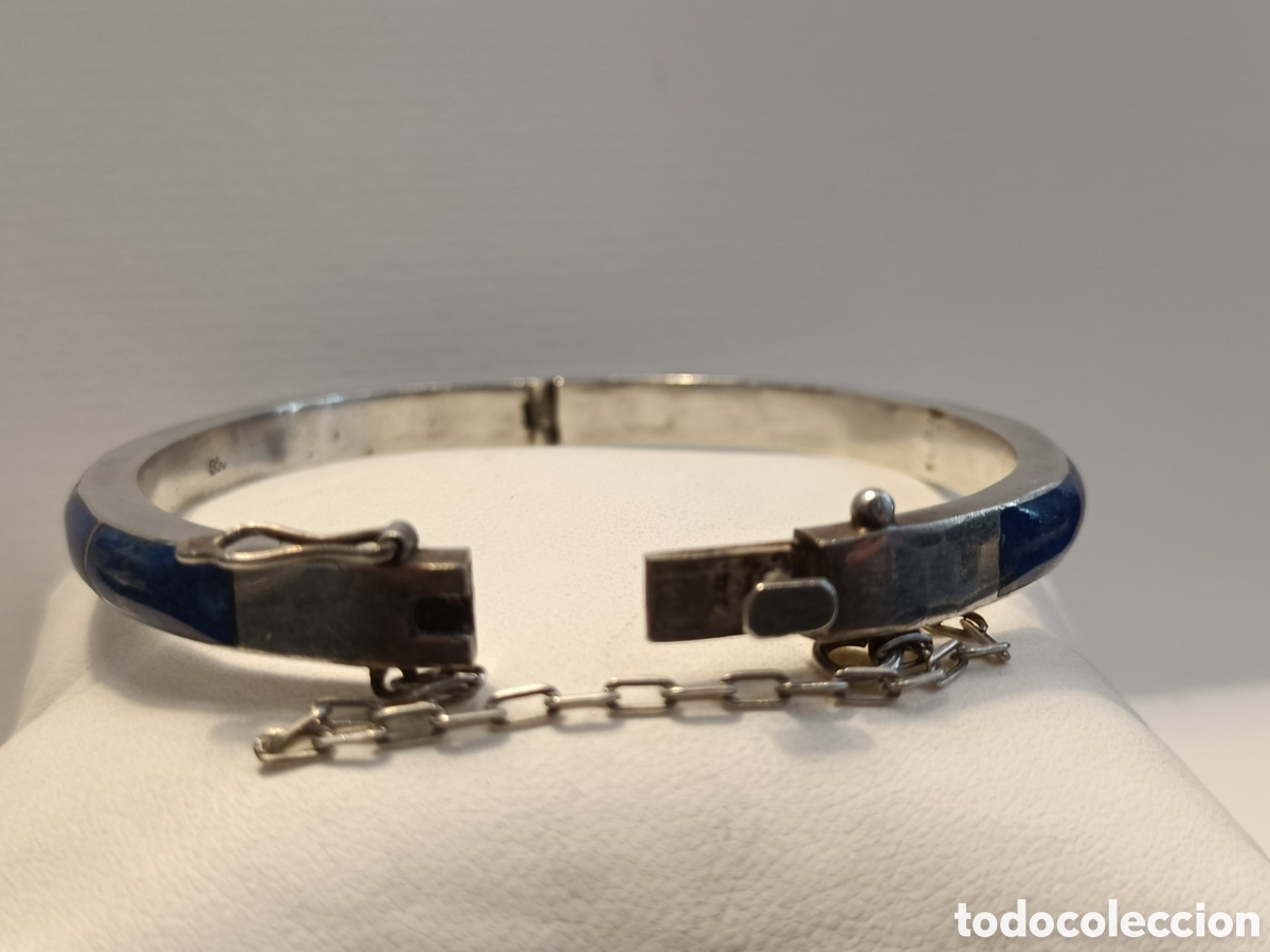 Joyeria: Pulsera de plata y lapisl&aacute;zuli. - Foto 9