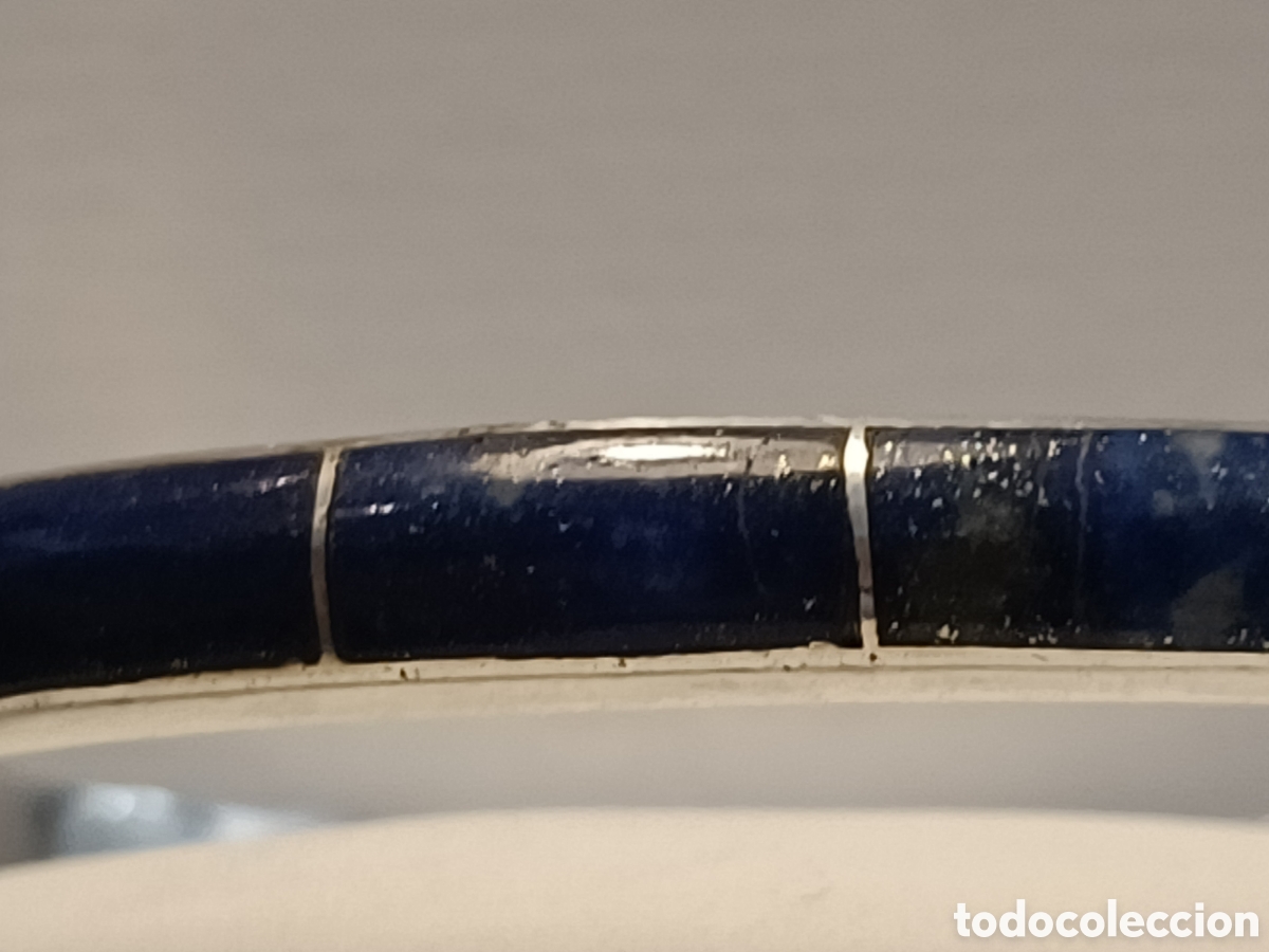 Joyeria: Pulsera de plata y lapisl&aacute;zuli. - Foto 14