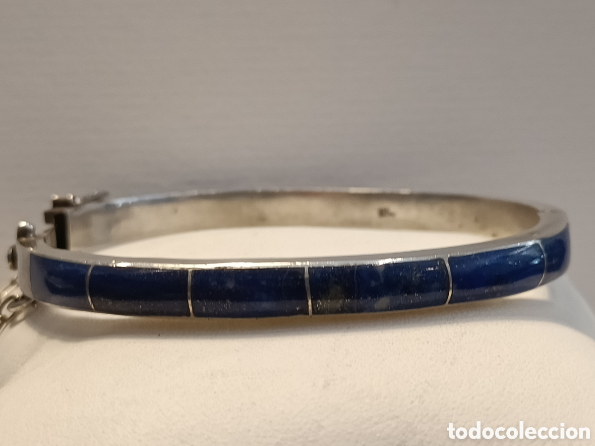Joyeria: Pulsera de plata y lapisl&aacute;zuli. - Foto 15
