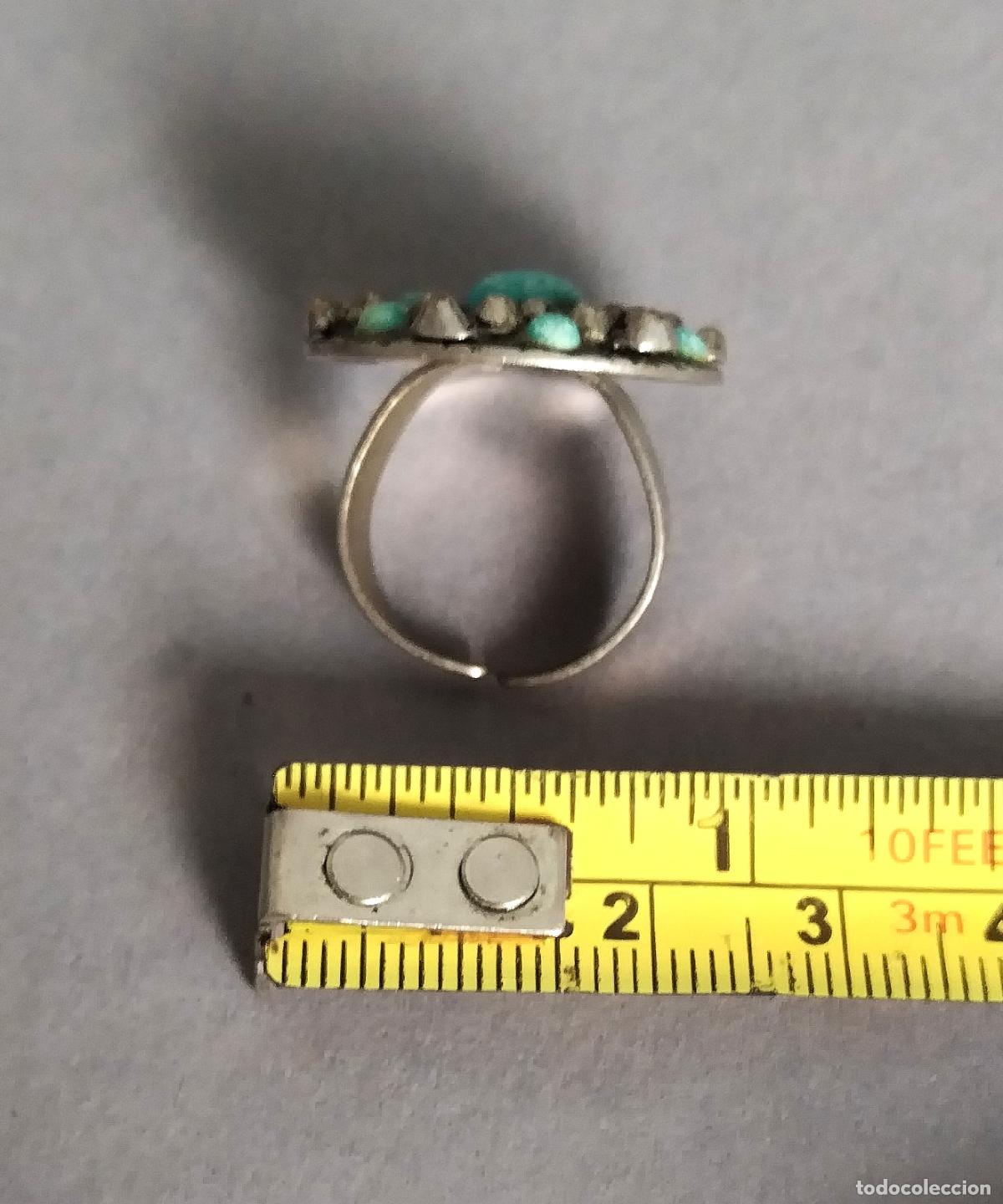 Joyeria: Anillo plateado antiguo. - Foto 3