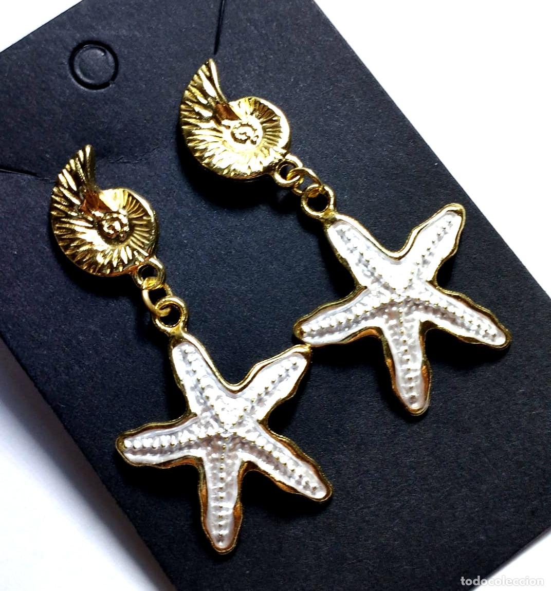 Joyeria: Pendientes largos color oro y plata, Nuevos - Foto 2