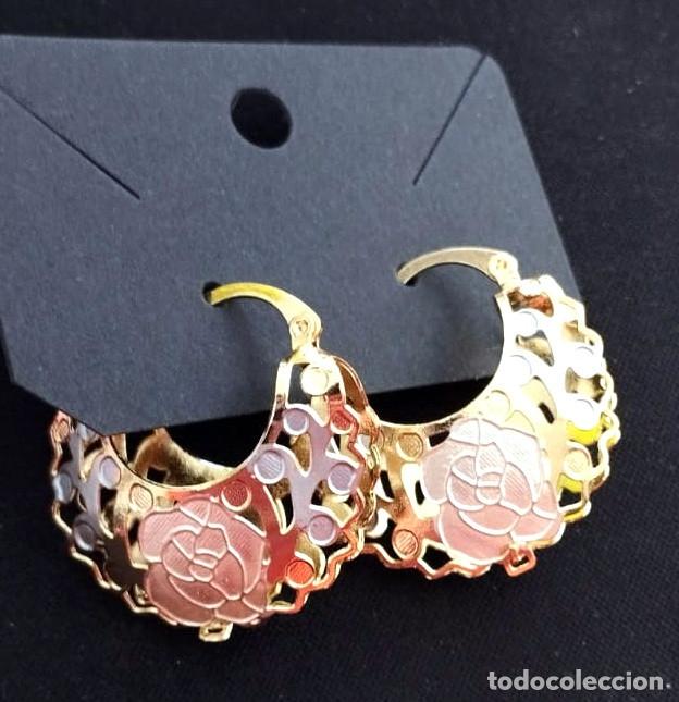 Joyeria: Pendientes color oro y plata, Nuevos - Foto 2