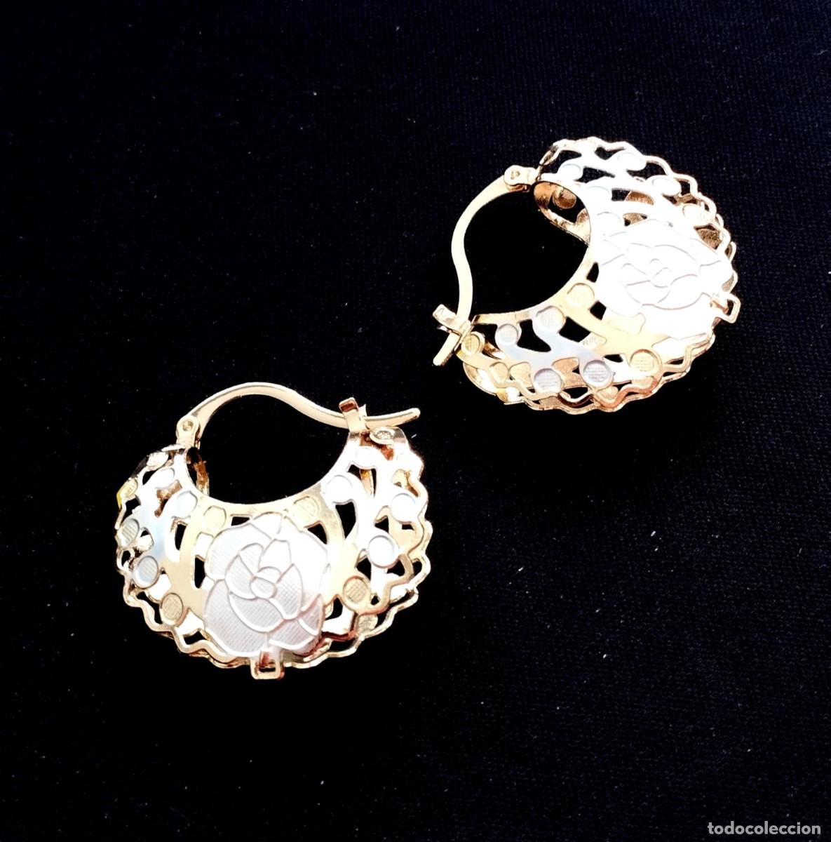 Joyeria: Pendientes color oro y plata, Nuevos - Foto 4