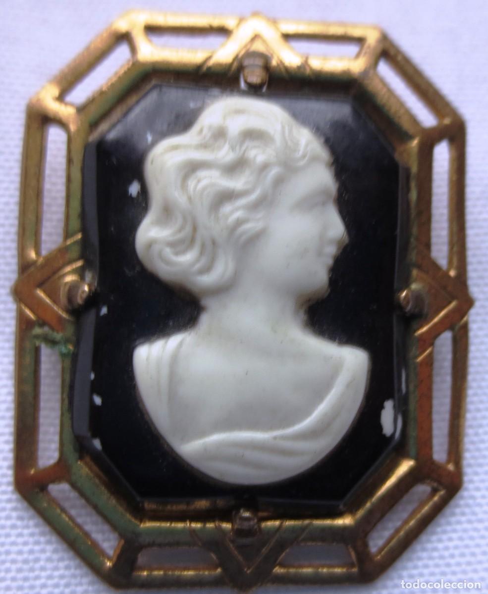Joyeria: ANTIGUO PRENDEDOR DE CELULOIDE A&Ntilde;OS 40s - Foto 1