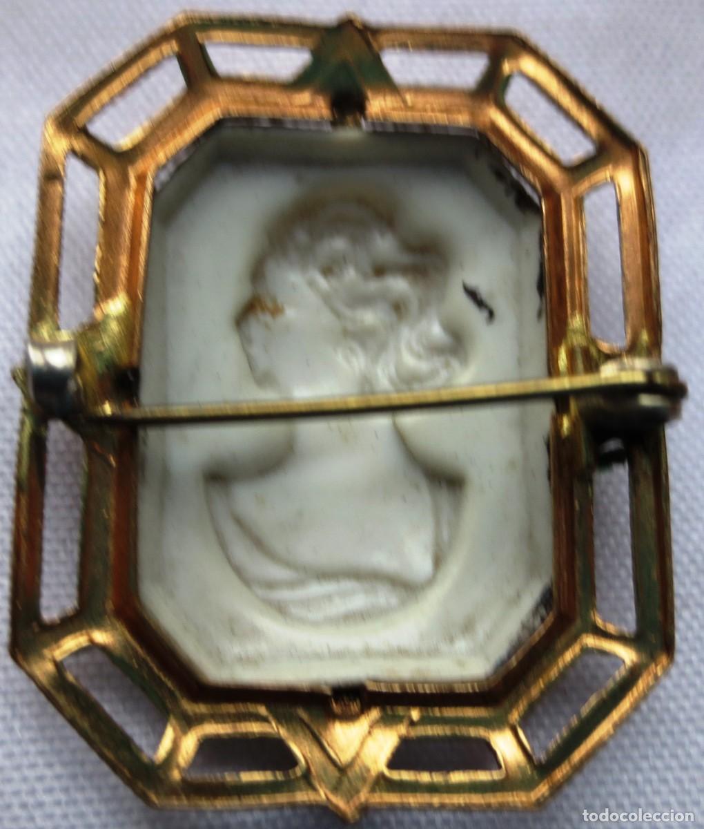 Joyeria: ANTIGUO PRENDEDOR DE CELULOIDE A&Ntilde;OS 40s - Foto 2