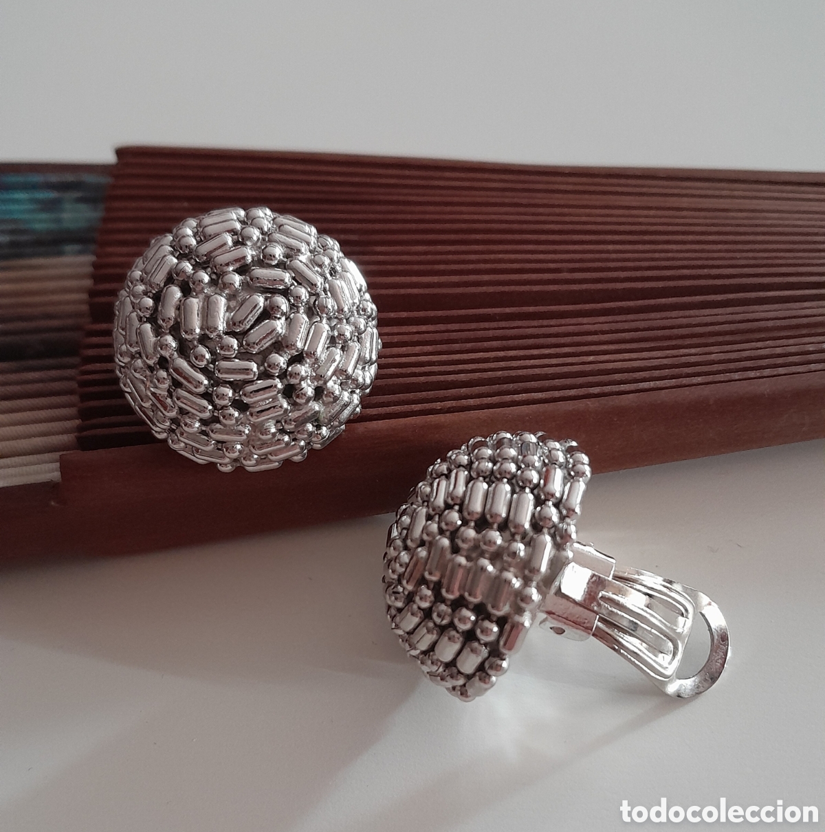 Joyeria: PENDIENTES DE BOTON CON CLIP - Foto 3