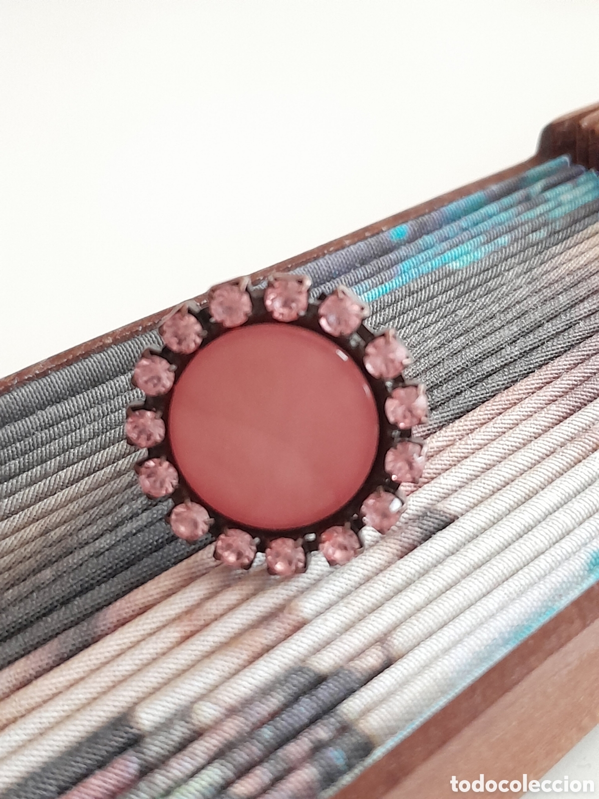 Joyeria: SORTIJA NACARADA CON CRISTAL ROSA. ABIERTA - Foto 2