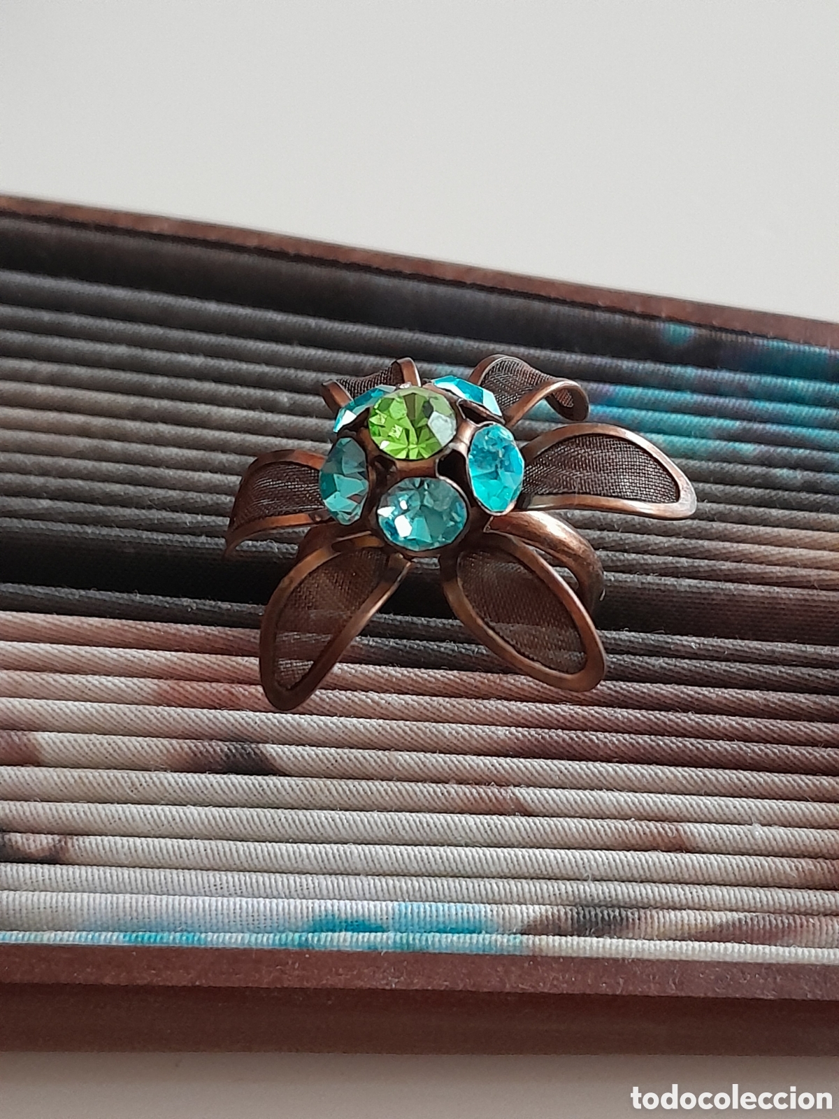 Joyeria: SORTIJA FLOR DE CRISTAL AZUL - Foto 4