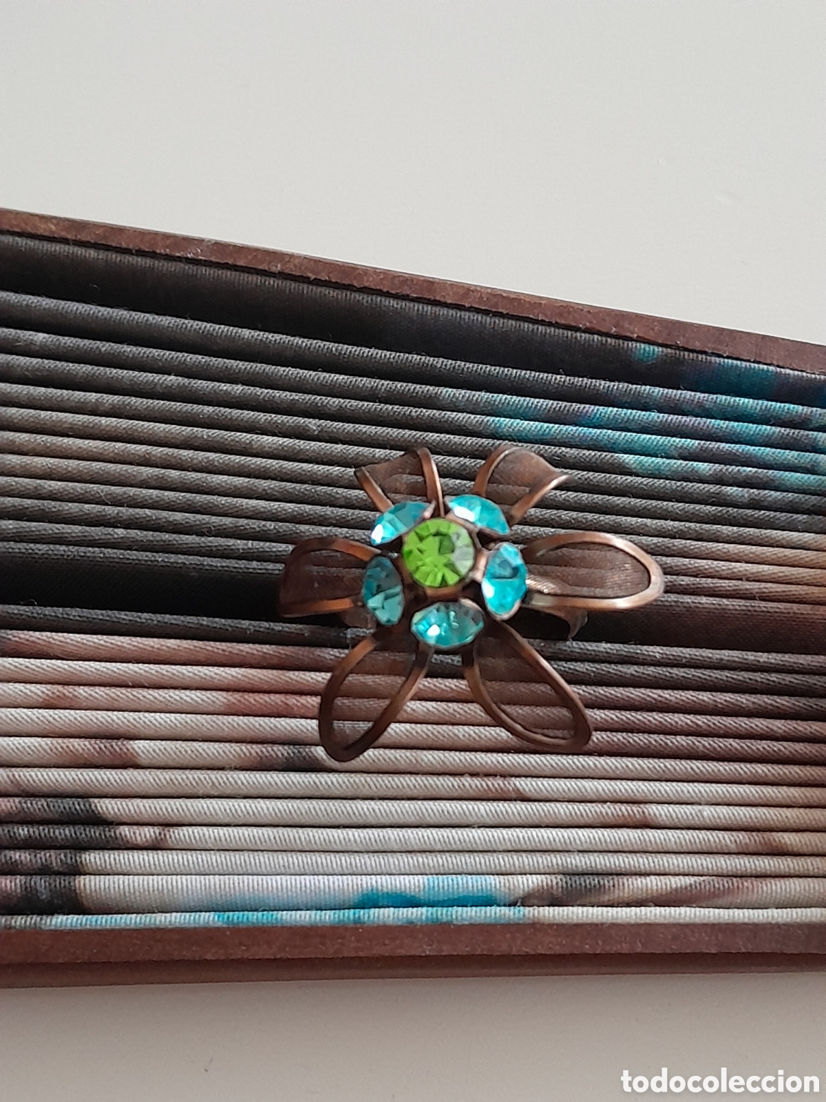 Joyeria: SORTIJA FLOR DE CRISTAL AZUL - Foto 5