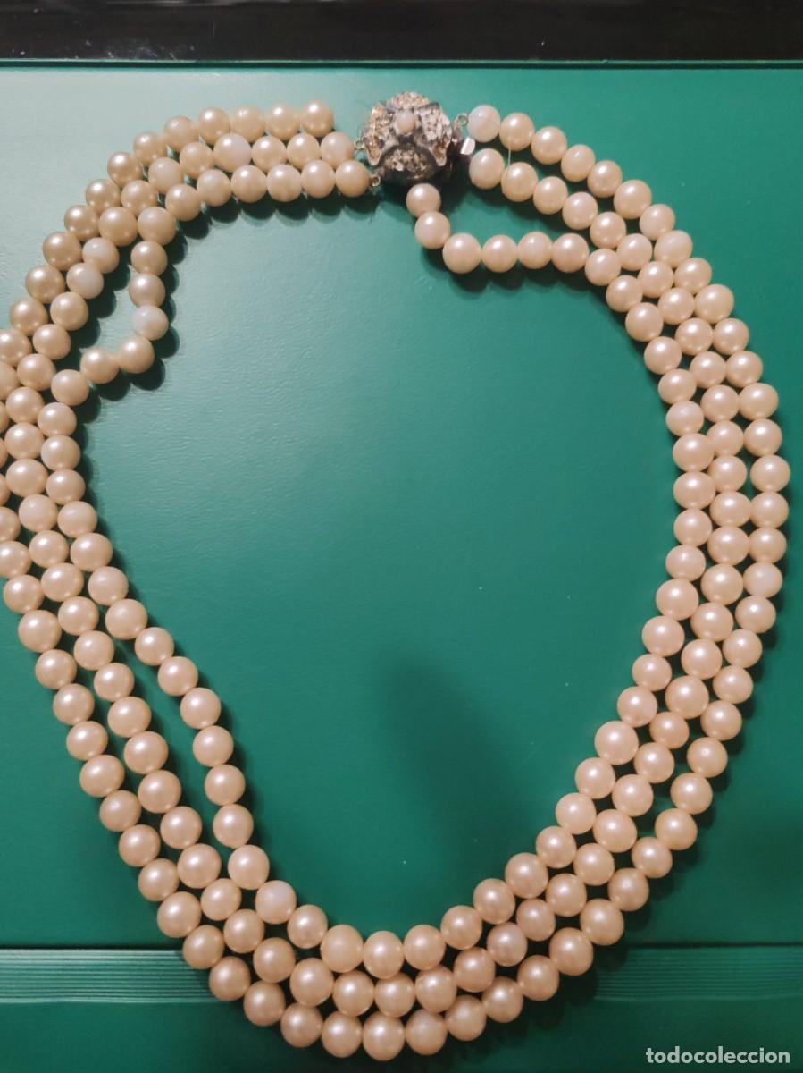 Joyeria: Collar de perlas de 3 vueltas - Foto 1