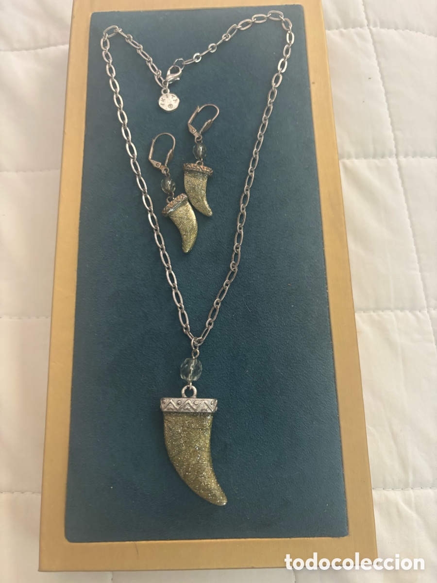 Joyeria: Conjunto bisuter&iacute;a collar y pendientes - Foto 1