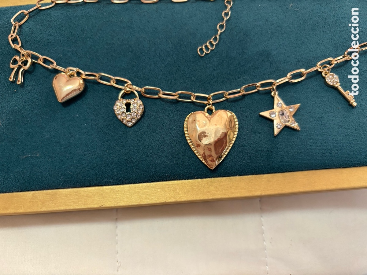 Joyeria: Gargantilla dorada vintage - Foto 2