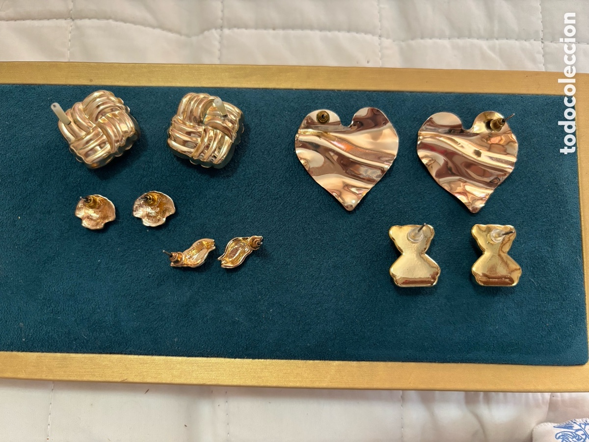 Joyeria: Lote de 5 pares pendientes - Foto 3