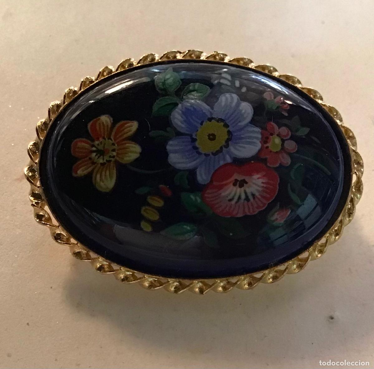 Joyeria: BROCHE DORADO CON ESMALTE - Foto 1