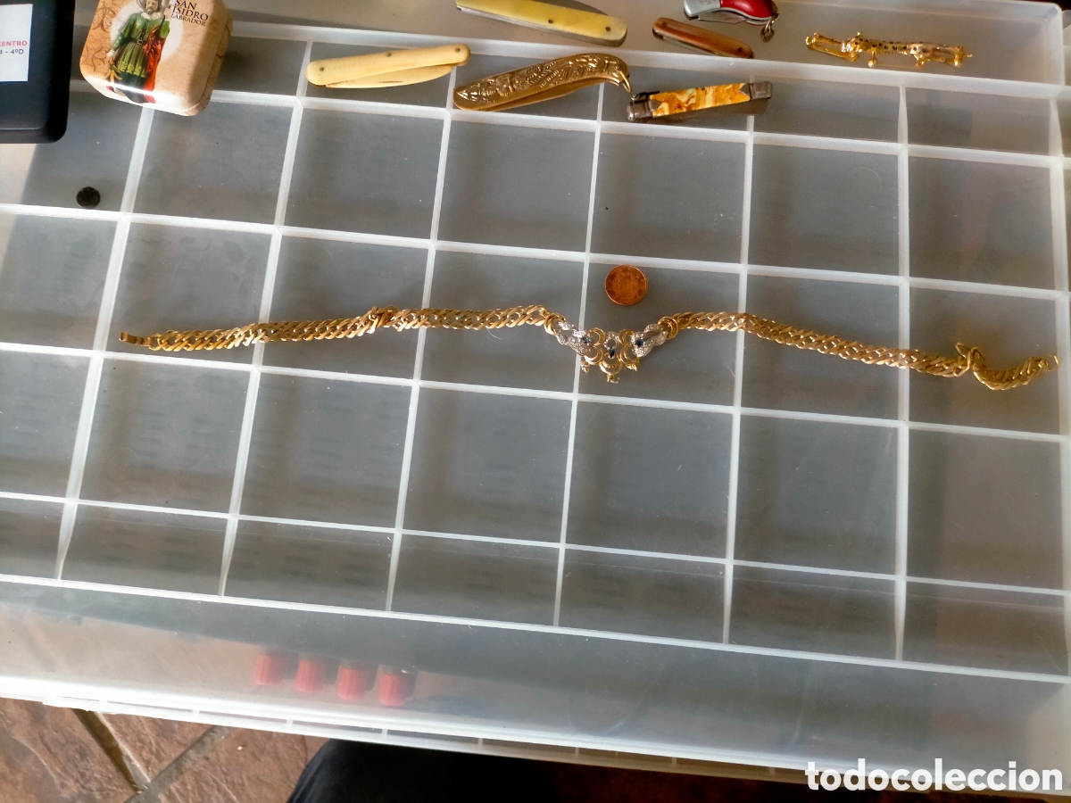 Joyeria: GARGANTILA CON CADENA DOBLE ESLAB&Oacute;N jj - Foto 2