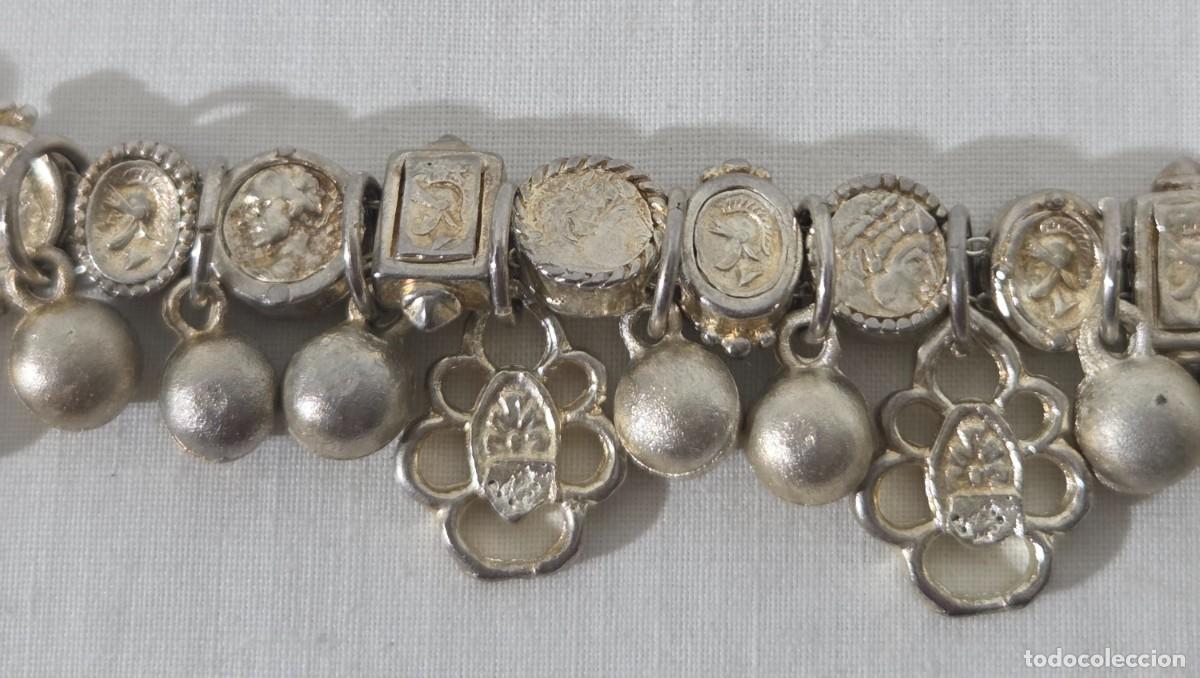 Joyeria: Pulsera de metal plateado - Foto 4