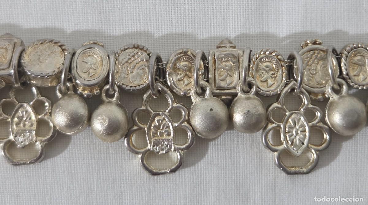 Joyeria: Pulsera de metal plateado - Foto 5