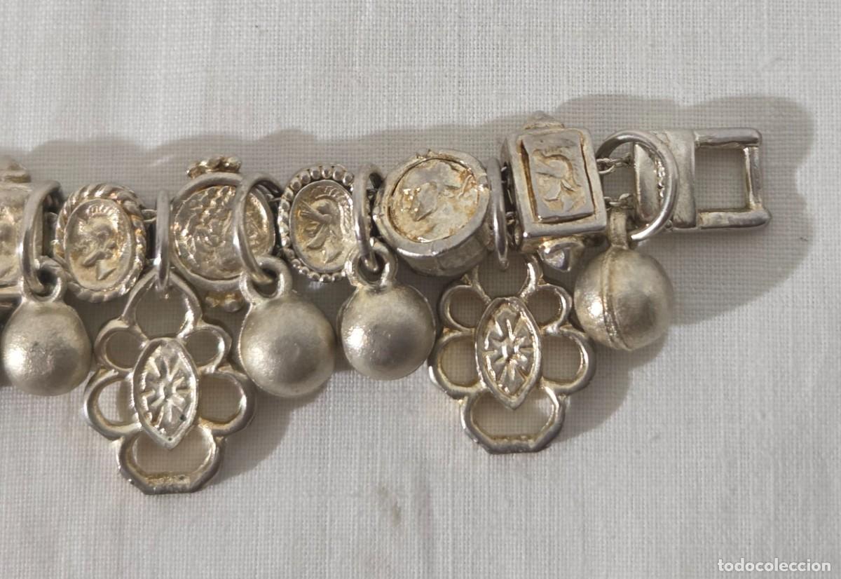 Joyeria: Pulsera de metal plateado - Foto 7