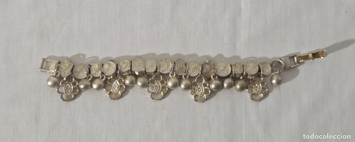 Joyeria: Pulsera de metal plateado - Foto 9