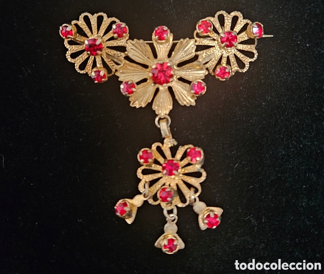 Joyeria: ORIGINAL CONJUNTO DE BROCHE Y JUEGO DE PENDIENTES - Foto 2