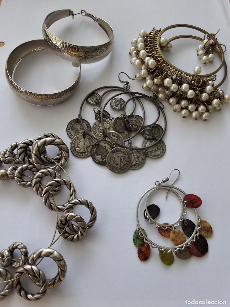 Joyeria: Lote 5 pendientes arobisuteria (271) - Foto 1