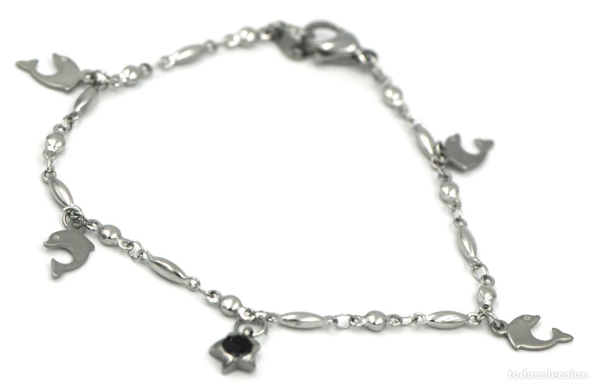 Joyeria: Pulsera delfines acero - Foto 3