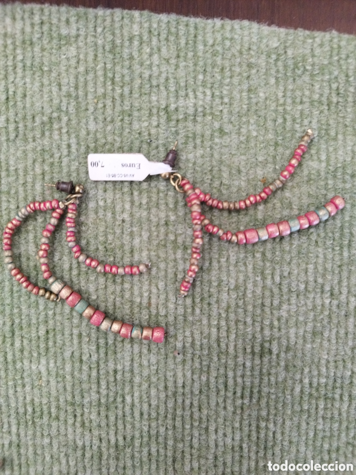 Joyeria: Pendientes madera vintage - Foto 1