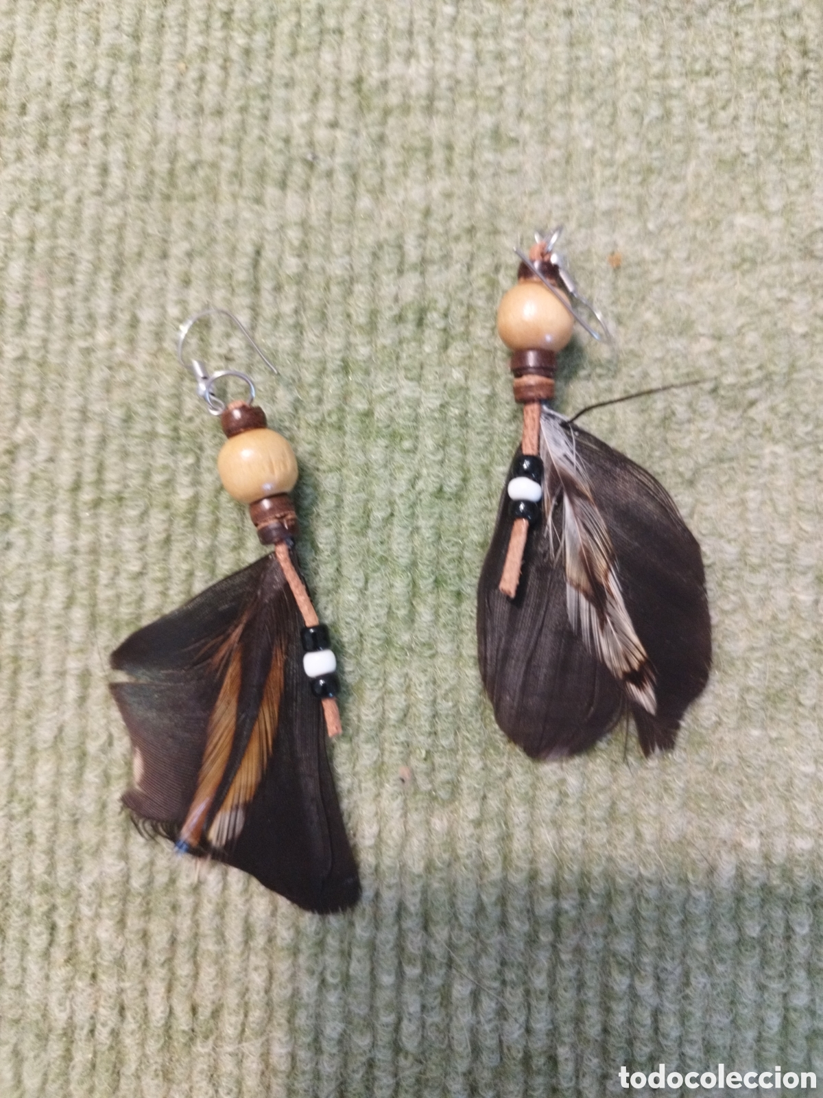 Joyeria: Pendientes plumas vintage - Foto 1